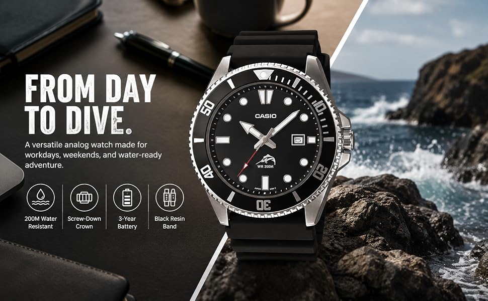 Casio dive watch