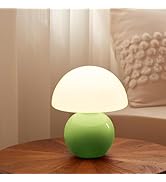 Dawnwake Mushroom Lamp Table Lamp for Bedroom,Desk Bedside Small Lamps for Living Room Night Stan...