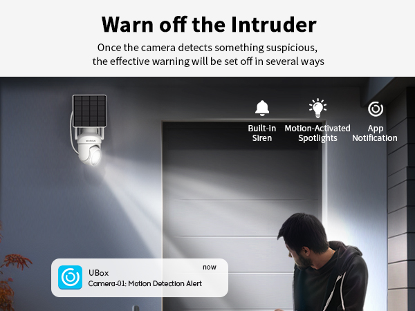 pir night vision camera wireless outside camera backyard wireless camera siren alarm spotlight