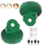 Wireless LED Spotlight 2 Pack, Rechargeable Uplights Battery Powered Picture Lights with Remote, ...