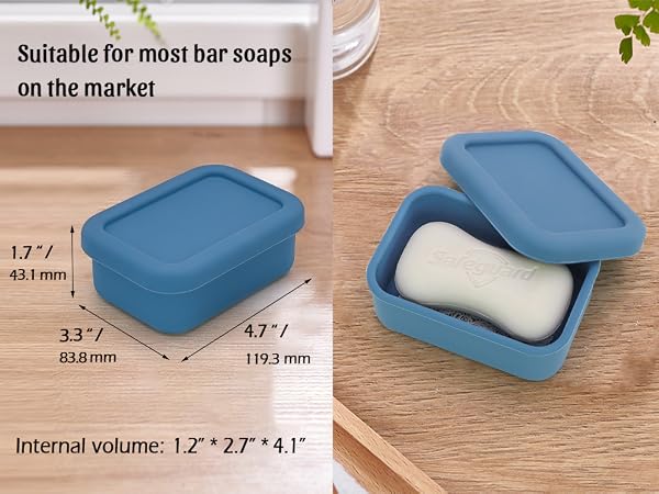 small silicone travel soap case