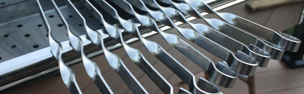 Metal skewers for Grilling
