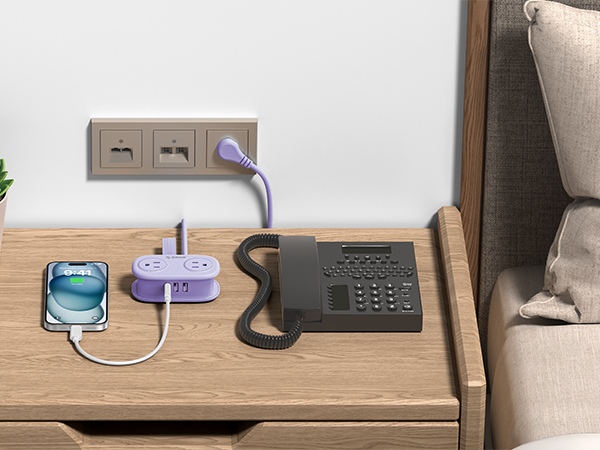 Orico 4FT Purple Power Strip