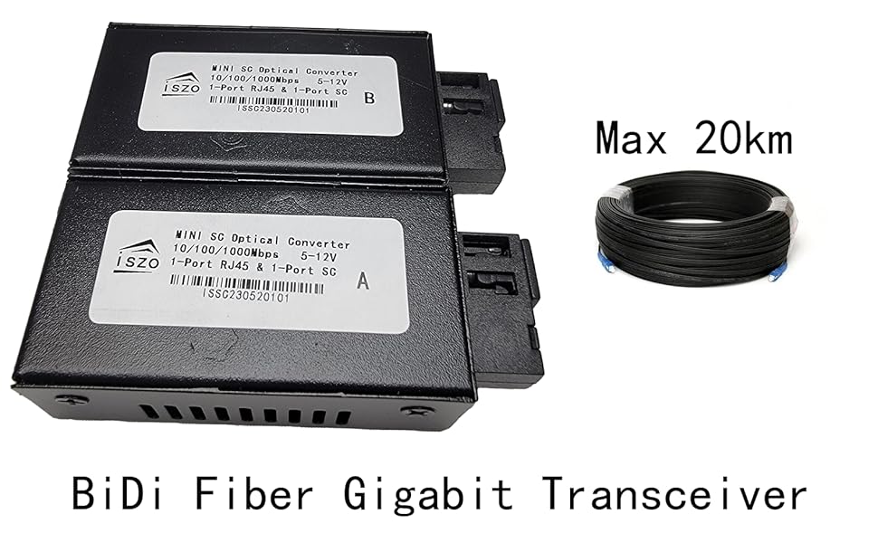 BIDI FIBER GIGABIT TRANSCEIVER