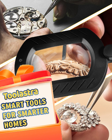 magnifier with light