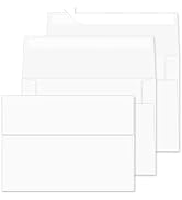 A2 Envelopes 200 Pack,Self Seal 120gsm Paper for 4.25x5.5 Cards 4 3/8" x 5 3/4" Envelopes for Inv...