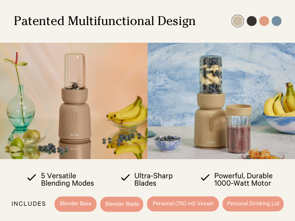 nonstick pot pan blender sharp blades smoothies shakes ninja bullet magic watts steel food processor