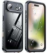 ANTSHARE for iPhone Air Case, IP68 Waterproof Shockproof Case, [Built-in Screen Protector] - 12 F...