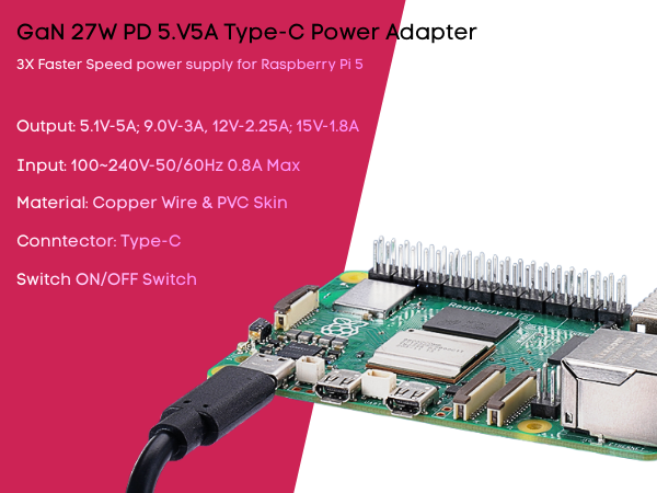 raspberry pi 5 power supply