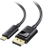 Cable Matters Unidirectional USB C to DisplayPort 1.4 Cable - 6ft, Support 8K@60Hz / 4K@240Hz, Th...