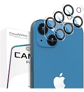 CloudValley Camera Lens Protector Designed for iPhone 13/13 Mini, [3 pack] HD Tempered Glass [Cas...