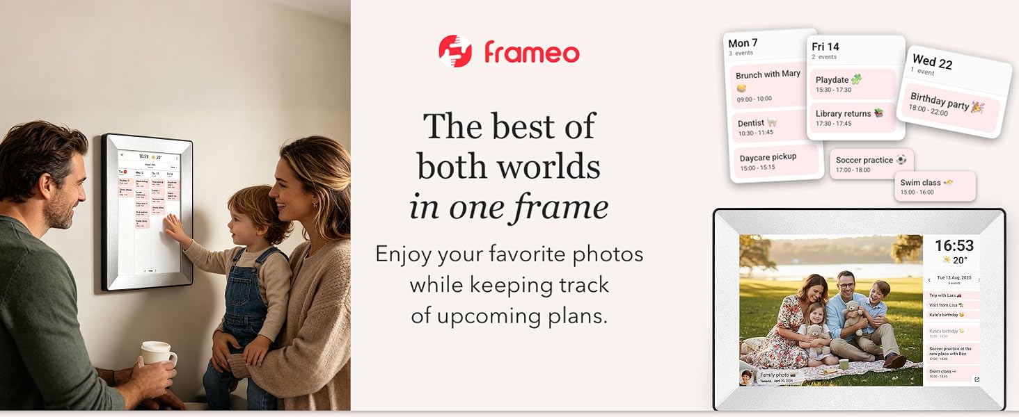 digital picture frame large
