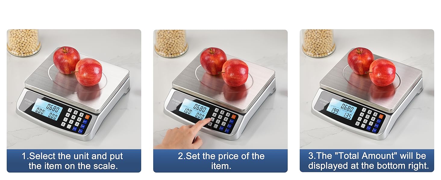 ATOGOU Large Digital Kitchen Scale