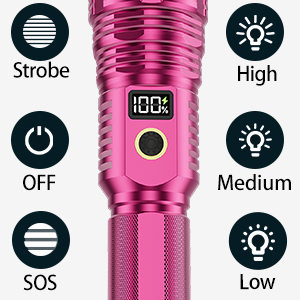 bright flashlight