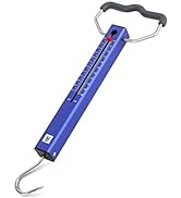 Booms Fishing TS2 Aluminum Tube Fish Scale, Spring Fishing Drag Scale, Easy to Read Hanging Scale...