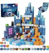 Annexfun Magnetic Blocks - 100 PCS Magnetic Building Blocks - Magnet Cubes Toys Stacking,STEM Mon...