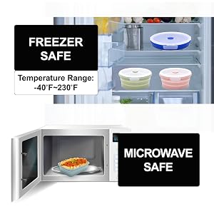 Freezer, Microwave, Dishwasher Safe