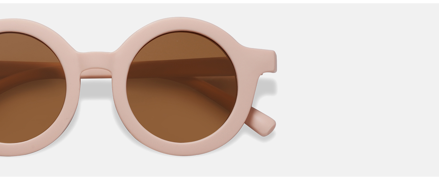  SOJOS Cute Round Polarized sunglasses for kids Girls Boys Vintage UV400 Protection Children SK5606