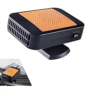 Foelony Portable Car Heater, 12V 200W Car Interior Fast Heated Defroster with 360° Rotatable Base...