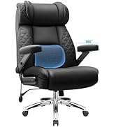 Office Chair, 5D Flip Arm Ergonomic Desk Chair with Adjustable Lumbar Support for Back Pain, Extr...