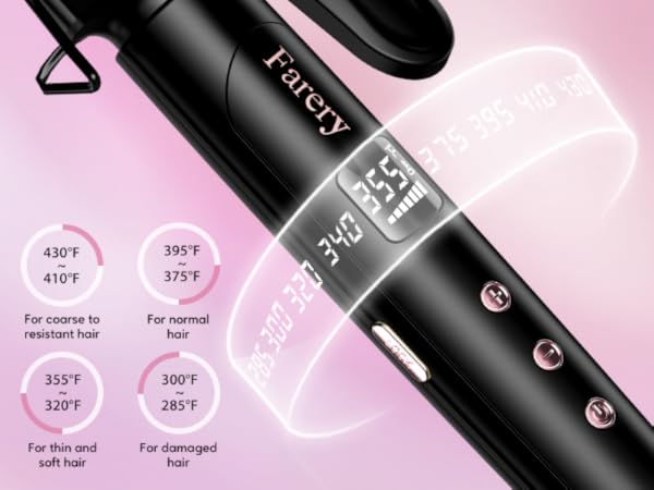 farery large barrel curling iron