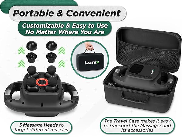 Portable and convenience deep tissue massager