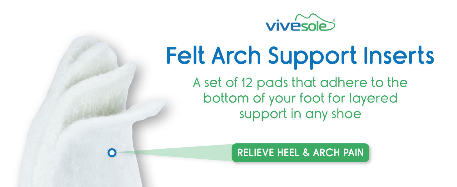 High arch support inserts for women and men - arch support pads