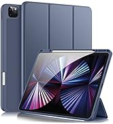 Akkerds Compatible with iPad Pro 12.9 Case 6th/5th/4th/3rd Generation with Pencil Holder, Trifold...