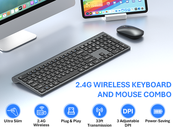 wireless keyboard and mouse