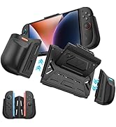 TRANSNOVO Protective Case for Nintendo Switch 2, Ergonomic Switch 2 Accessories with Assemble Sta...