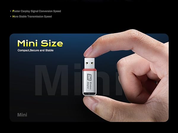 mini wireless carplay adapter