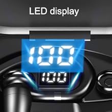 bluetooth earbuds LED display