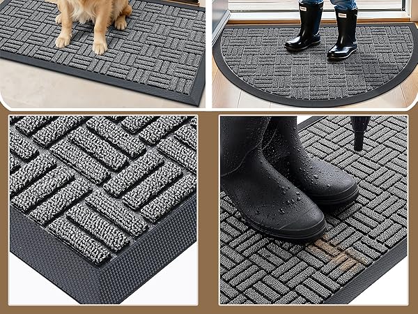 OLANLY Front Door Mat Outside Entrance
