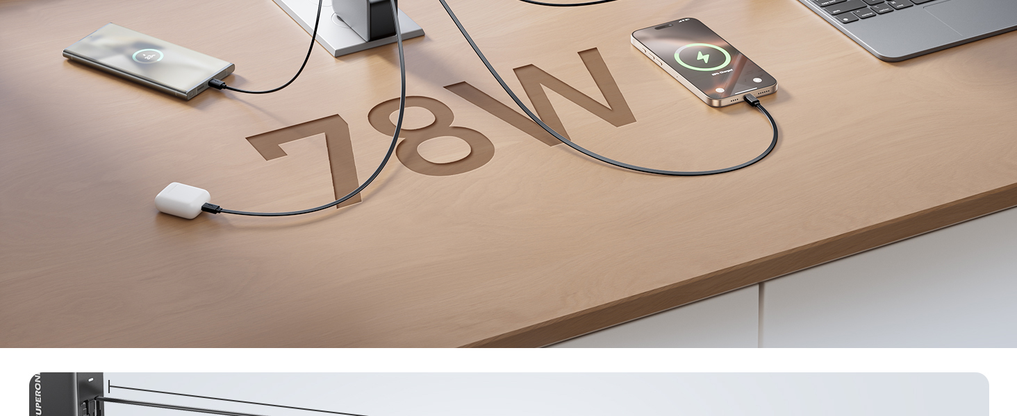 retractable phone charger wall plug