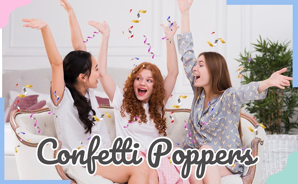 Party Confetti Poppers Cannons