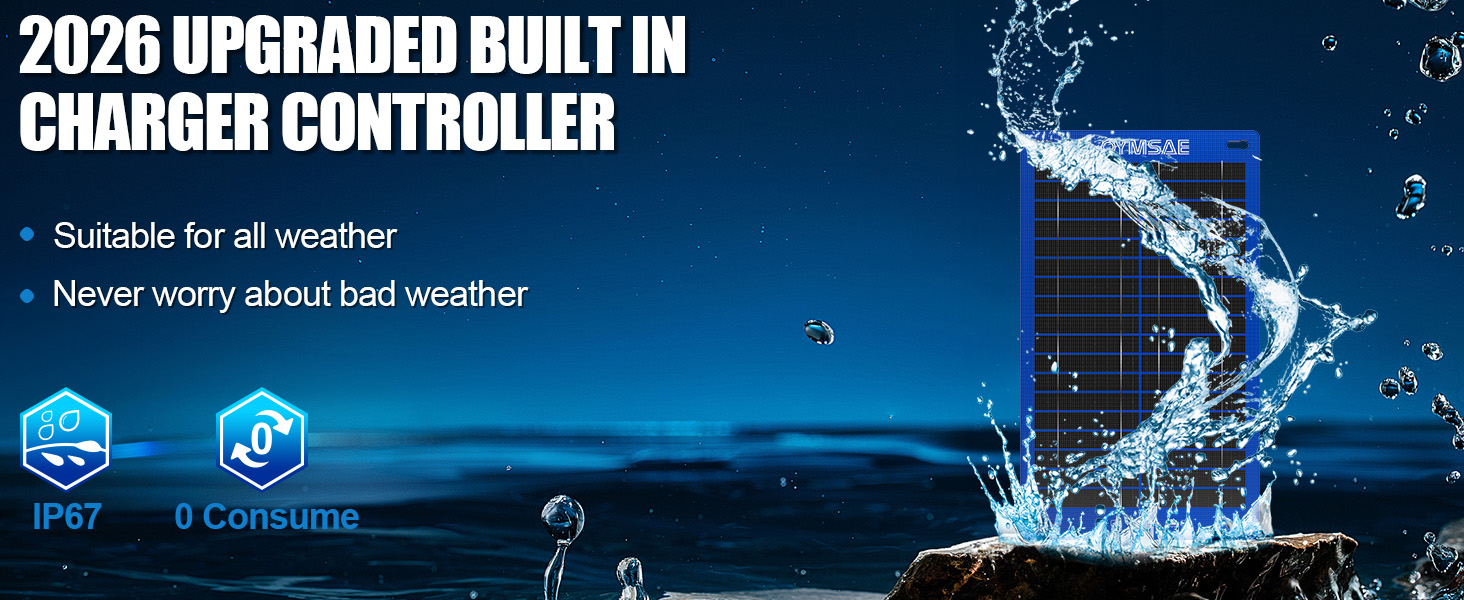 OYMSAE12wSolar Battery Charger