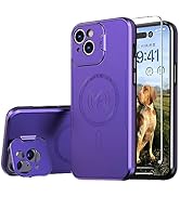 WATEFULL for iPhone 15 Plus Case Compatible with MagSafe Charger Foldable Stand Camera Protector,...