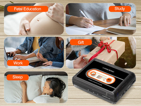 portable cassette player