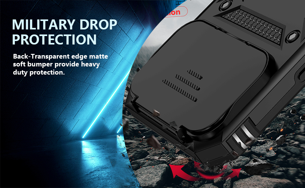 iPhone 17 Pro Max Military Grade 2nd gen with camera cover case