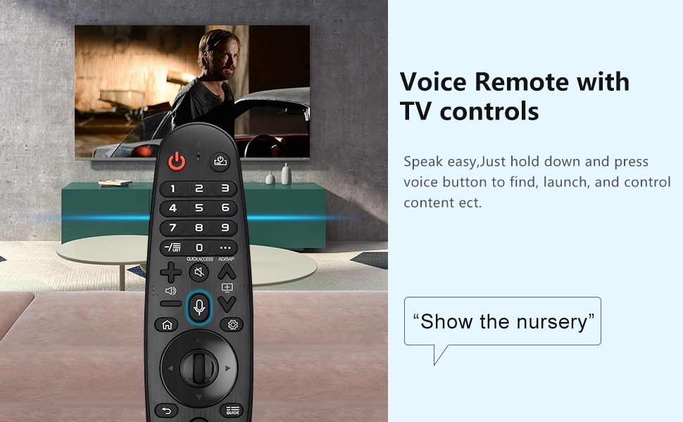 Voice Remote with TV controls