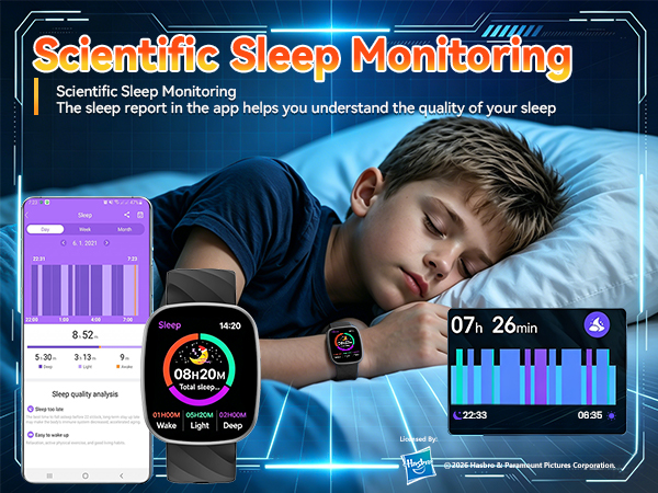 Transformers watch kids smartwatch boys girls gift fitness tracker heart rate