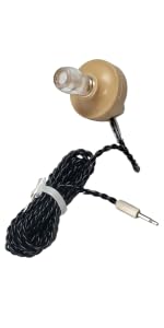 Piezo Electric Crystal Earphone Sensitive High Impedance Ceramic Ear Piece 3.5mm for Transistor Radi...