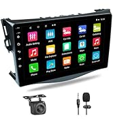 Car Radio for Toyota RAV4 2007-2012 with Wireless Carplay and Android Auto,9 Inch Touch Screen Ca...