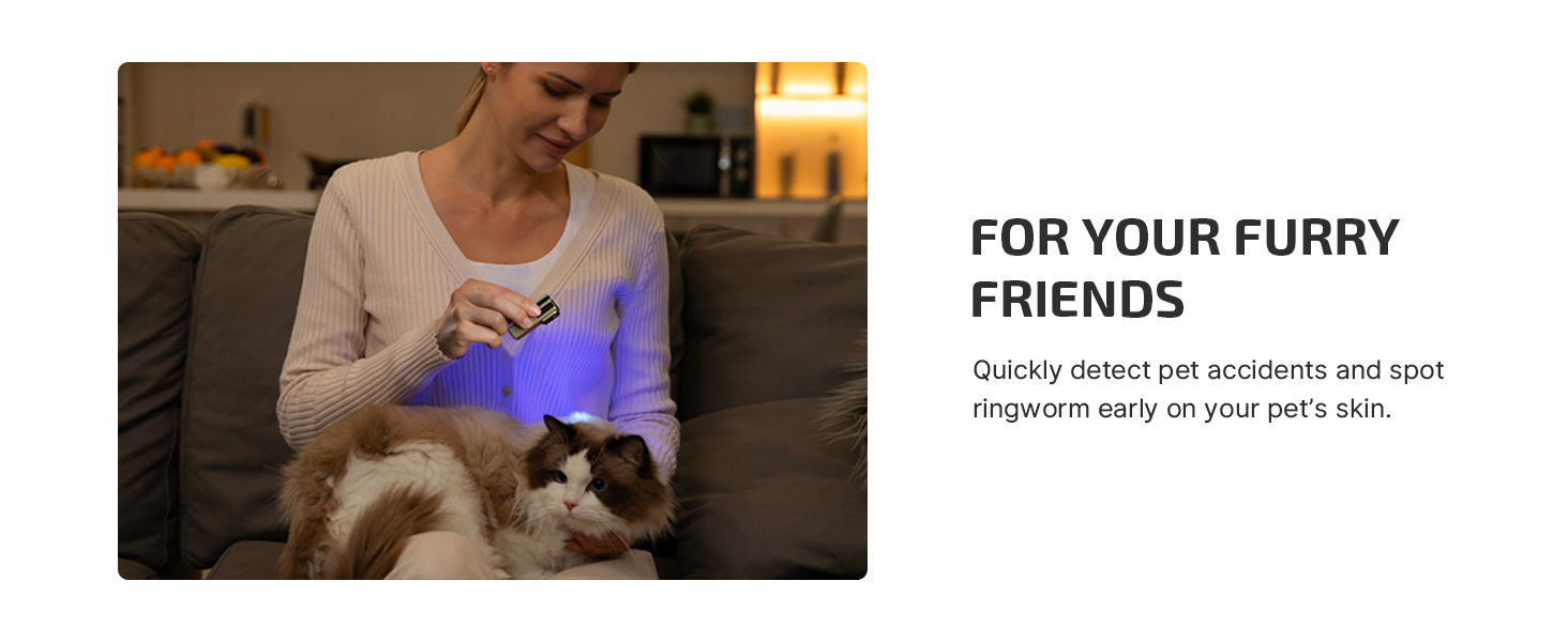 UV light for inspection