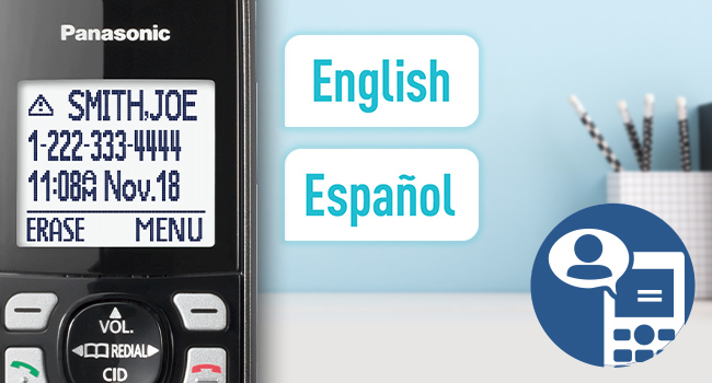 Bilingual Talking Caller ID