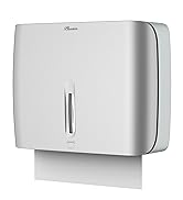 PLUSSEN Paper Towel Dispenser Wall Mount Commercial with Lock 1 Pack,Universal Multifold Tri Fold...