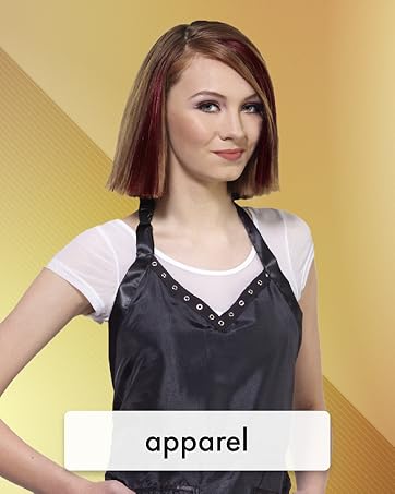  Image of woman with stylish dress with text reading apparel.