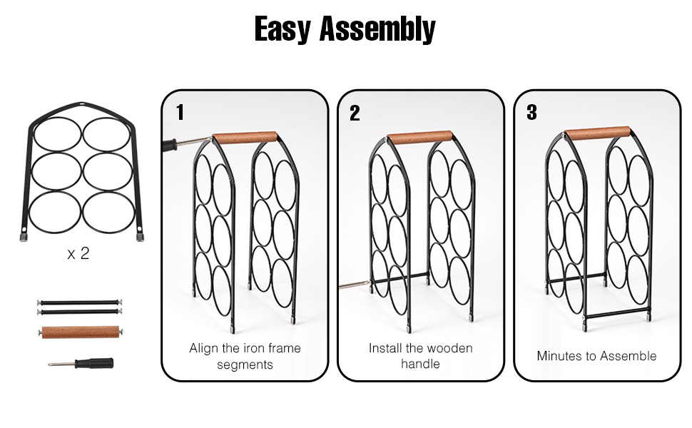 Assembly Instructions for the Wine Rack