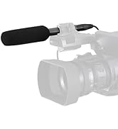 TAKSTAR XLR Shotgun Condenser Microphone with Super-Cardioid & Cardioid Mode, Professional Camera...