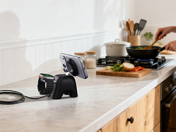 magnetic charger stand